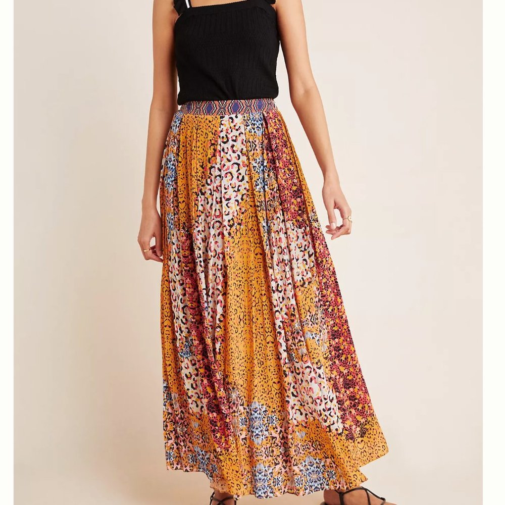 Anthropologie panthera maxi skirt size 8
